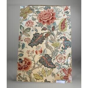 Kravet Basics Textured Fabric Remnant 36"x25" Pattern "Bagary" Color Reds blues